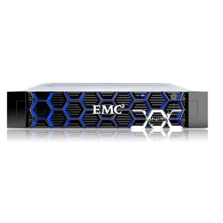 Dell EMC Unity 500/2x Controllers/2x BBU/21x 1.2TB HDD/4x 400GB Flash drives/2x PSU/Licenses - 385TB storage